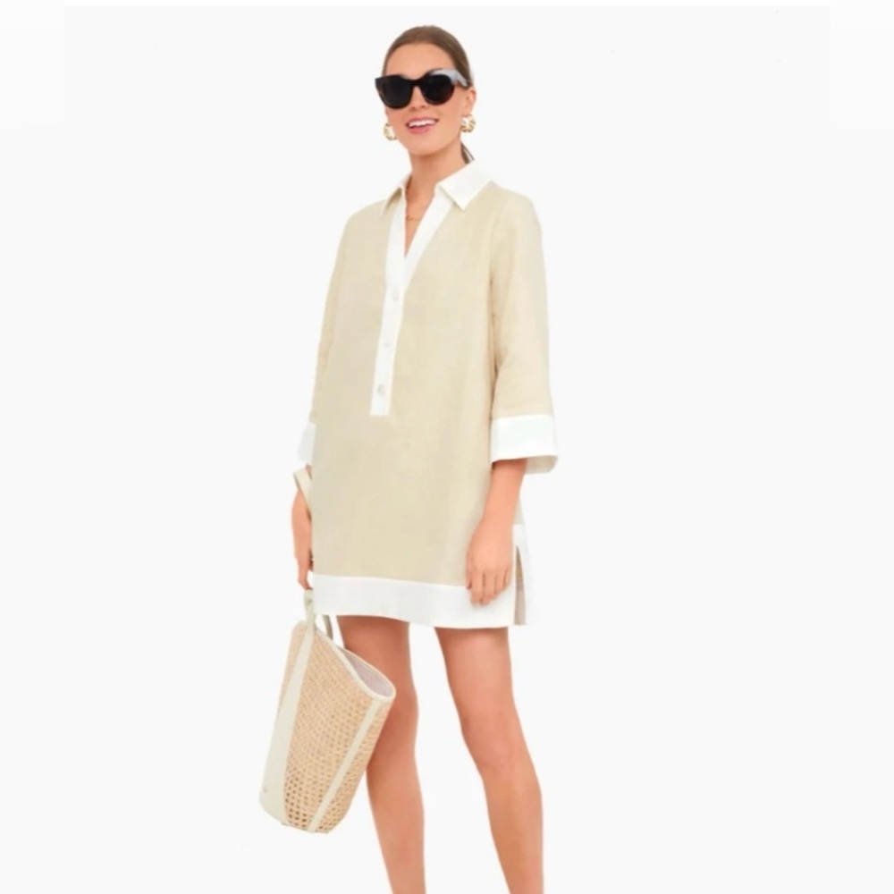 Tuckernuck champagne collier dress